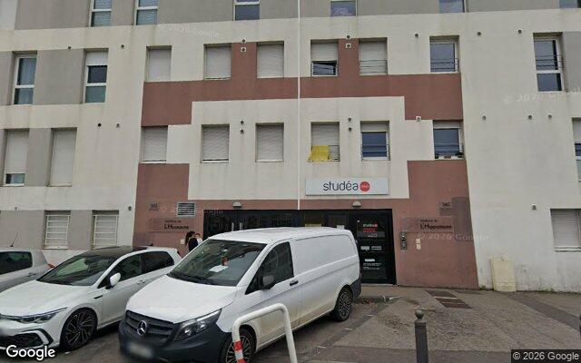 Façade : 340 avenue de la capelette, Marseille