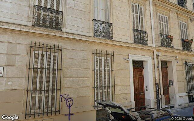 Façade : 22 rue jaubert, Marseille